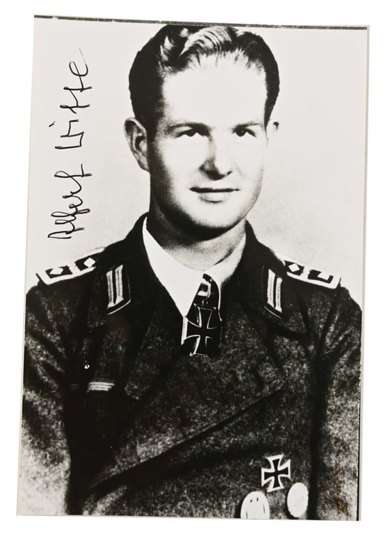 Signature of German WH KC Recipient 'Albert Witte'