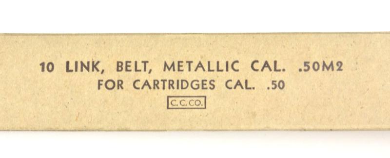 US WW2 .50 Cal. Belt links in package