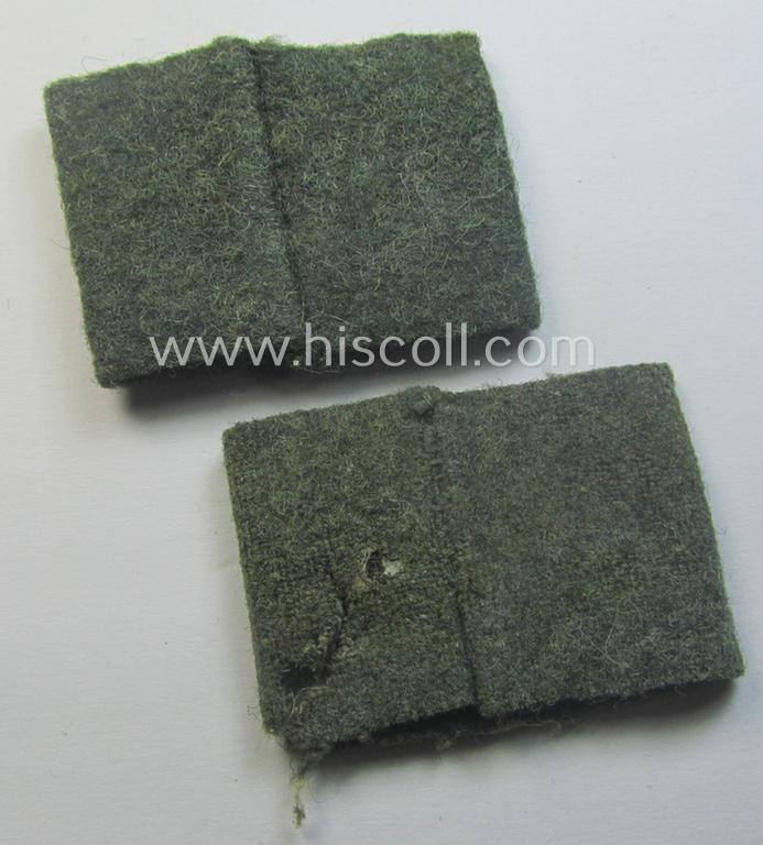 Pair of WH (Heeres) 'Pioniere'-related, 'Schulterstück-Überschuben': 'Soldat u. Mitglied des Festungsbau-Batallions 149'