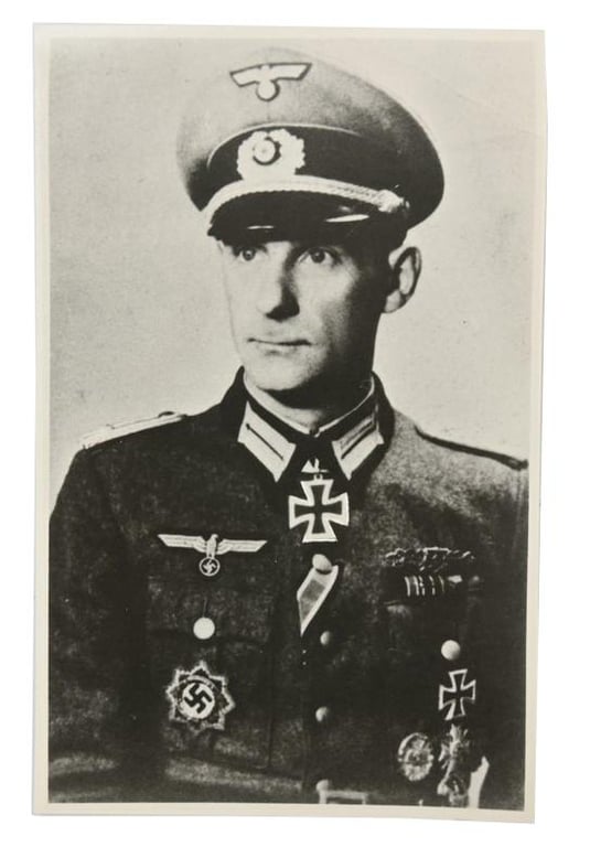 Signature of Wehrmacht Heer KC Recipient 'Fritz-Adolf Geisendorf'
