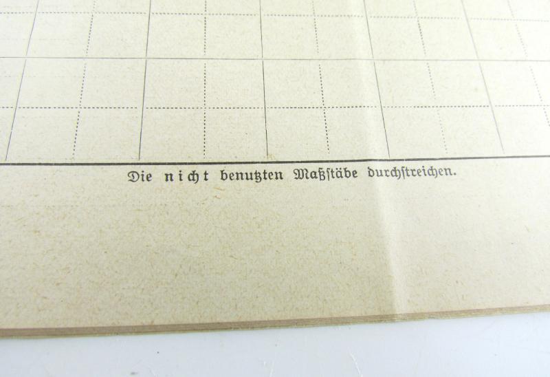 German mapcase notebook ( Melde-Block )