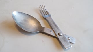 Wehrmacht Alu Folding Spork (Goffel) VDNS40