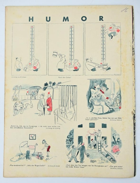 German Third Reich Magazine 'Die Woche' 1940