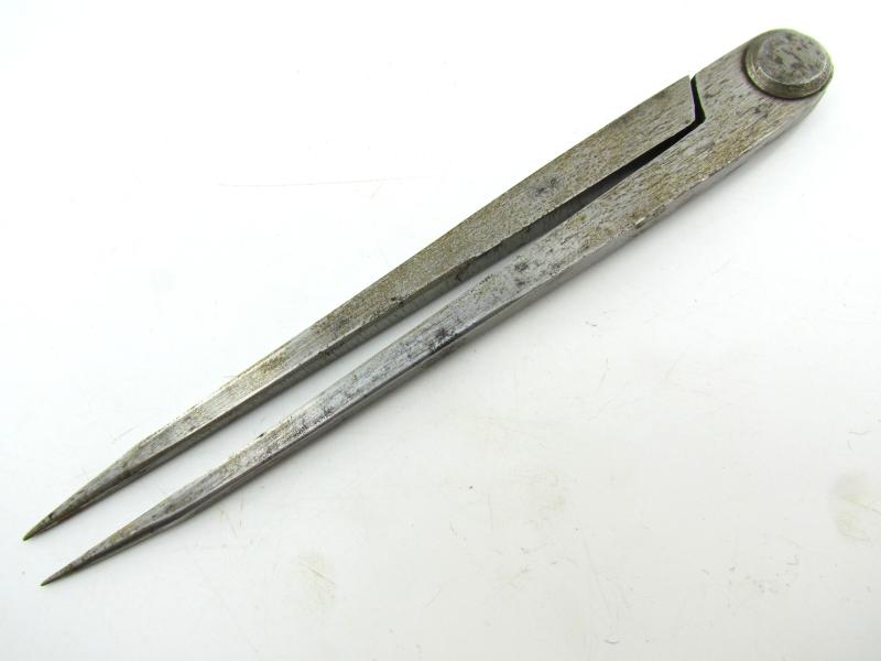 German WWII Era Map Case Compass Tool