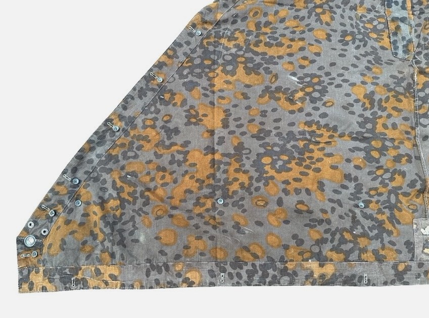 Rare Original Waffen-SS Reversible Planetree Camouflage Zeltbahn 31