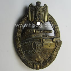 'Panzerkampfabzeichen in Bronze' (or: bronze-class panzer assault-badge or...