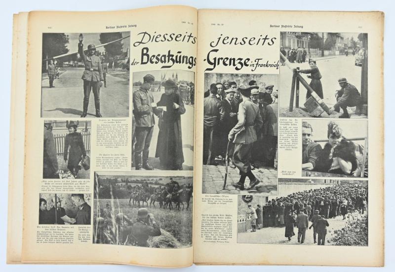 German Berliner Illustrierte Zeitung Newspaper 1940