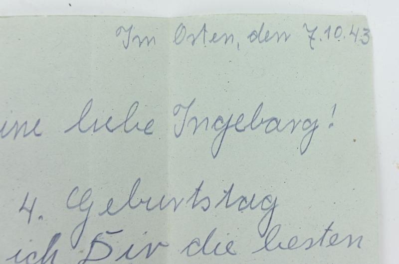 German Waffen-SS TK Fieldpost Letter