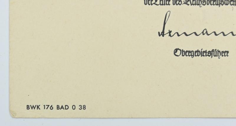 German Hitler Youth Certificate Set