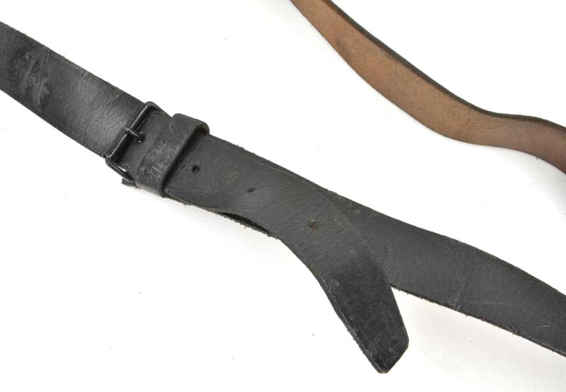 German WH Flag Pole Leather Carrying Holster