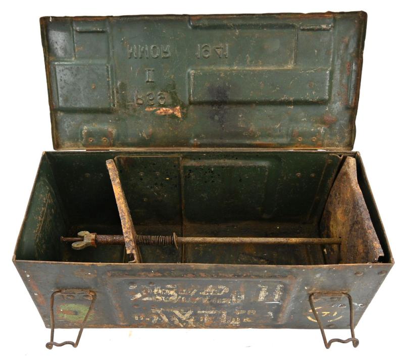 British WW2 25pds Grenade Box with Frame