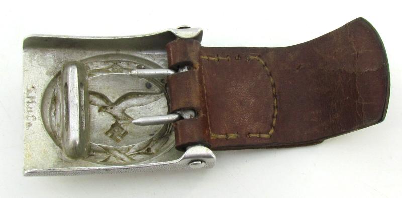 Luftwaffe Tabbed Aluminum Buckle  ( S.H.u.C.o 1939 )