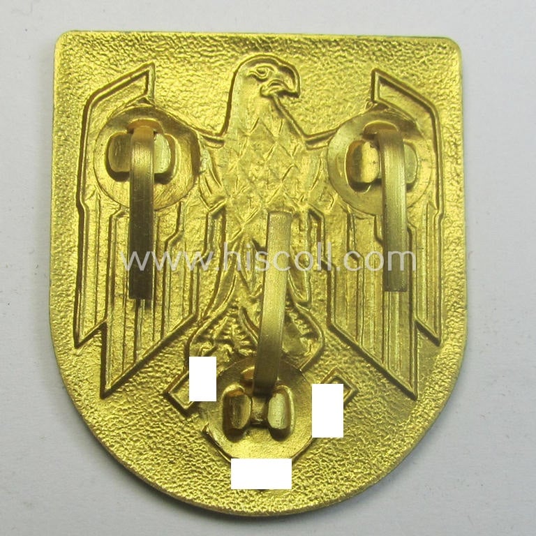 WH (KM) tropical eagle-'pith-helmet'-shield (being a: non-marked example that comes in a 'virtually mint' condition)