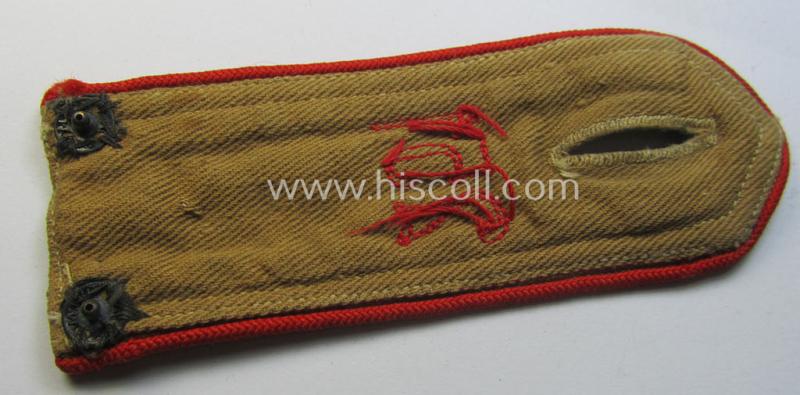 Early-pattern, 'HJ'- (ie. 'Hitlerjugend'-) shoulderstrap for usage by a: 'Hitlerjunge' who was attached to the: 'Oberbann I - Bann 251' (Bann 251 = 'Bann Emden-Norden' situated in the 'Gebiet Nord-Nordsee')