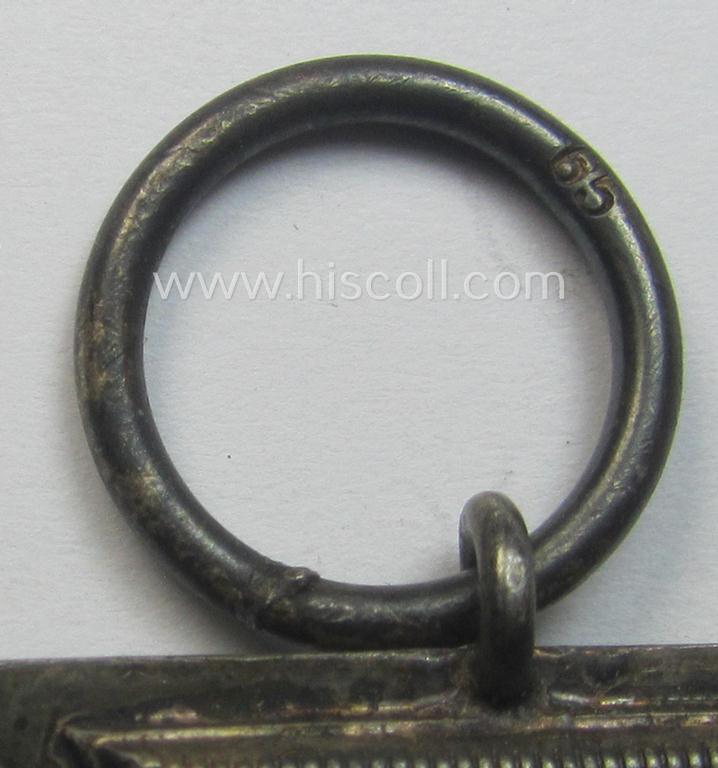 'EKII. Klasse' being a maker- (ie. '65'-) marked example that comes together with its non-confectioned ribbon (ie. 'Bandabschnitt') by the maker (ie. 'Hersteller'): 'Klein & Quenzer'