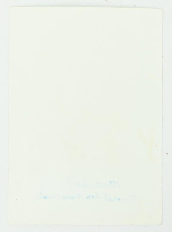 Signature of Wehrmacht Heer KC Recipient 'Gustav Harteneck'