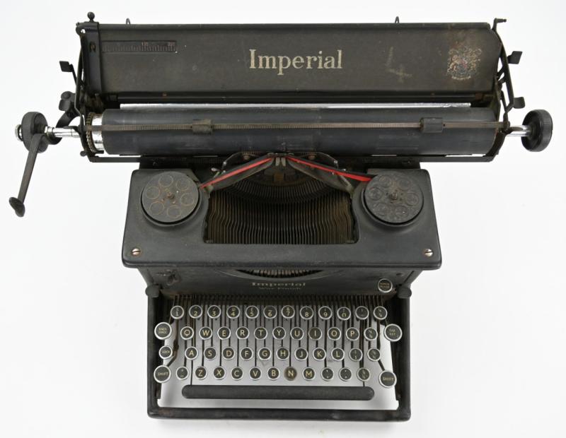 British WW2 Imperial 50 TypeWriter 'War Finish'