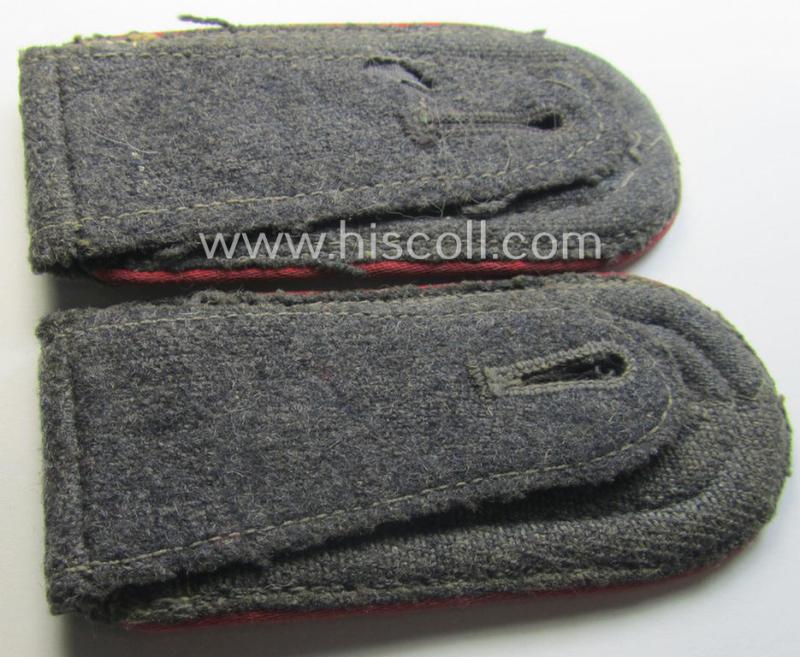 Pair of WH (Luftwaffe) NCO-type shoulderstraps: 'Stabsfeldwebel o. Spiess einer Pz-Abteilungs der LW-Felddivisionen'
