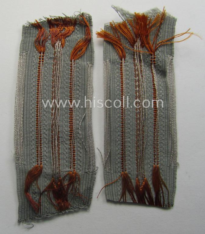 Pair of police (ie. 'Gendarmerie') EM/NCO-type collar-tabs (or: 'Einheitskragenspiegel für Manns. u. Unterführer der Gendarmerie')