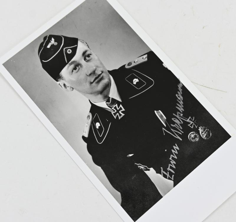 Signature of Waffen-SS KC Recipient Erwin Kreßmann