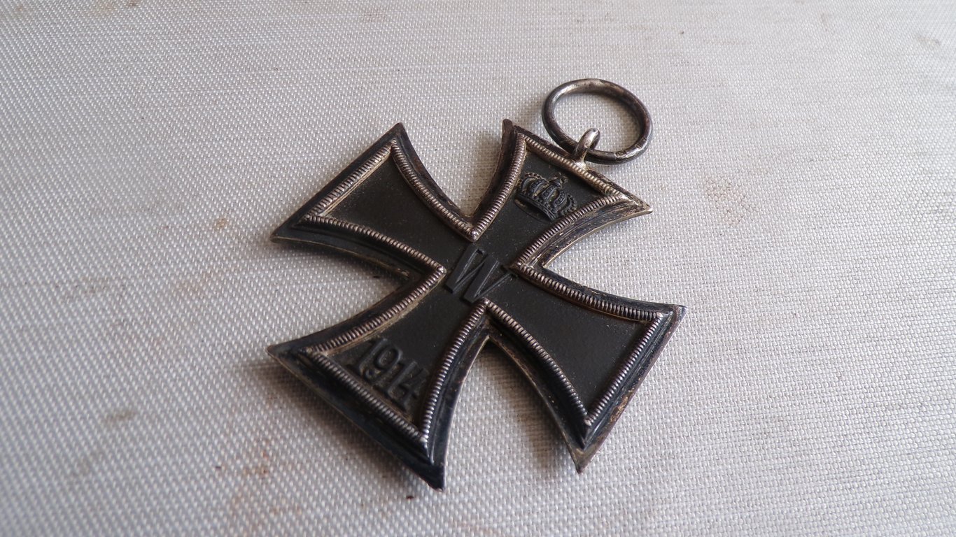 Cased Silver Marked WWI EK2 Oda-Werk