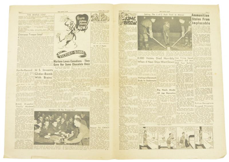 Canadian Maple Leaf Newspaper