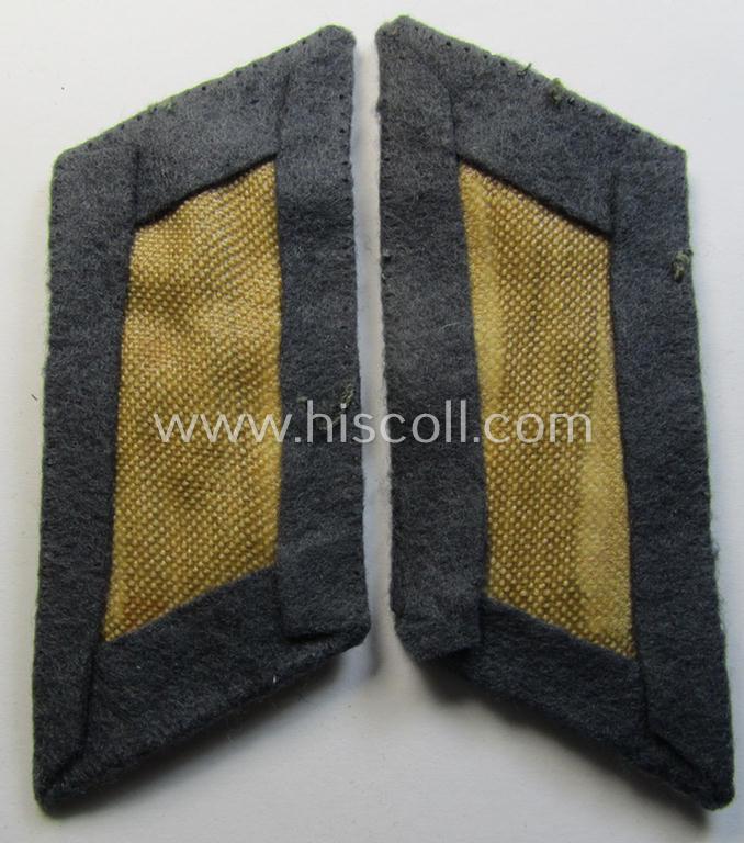 Attractive, 4-pieced WH (Heeres) officers'-type insignia-set comprising of a pair collar-tabs and dito shoulderboards as was specifically intended for usage by an officer who served as a: 'Sonderführer Z'
