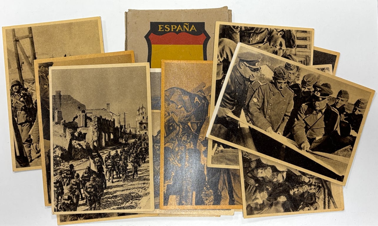 WH Spanish División Azul Propaganda Postcard Set