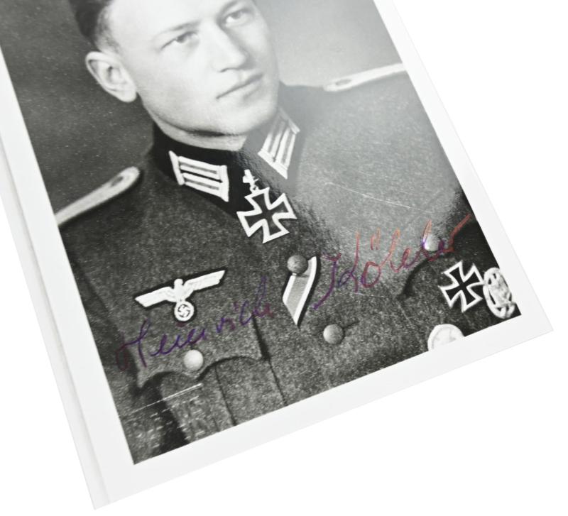 Signature of Wehrmacht Heer KC Recipient 'Heinrich Köhler'