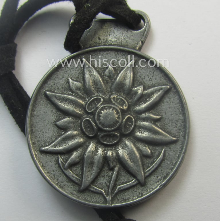 WH 'Gebirgsjäger'-related item: a semi-official, commemorative-medal (ie. talisman or 'Url') entitled: 'Eismeerfront - 1942-1943'