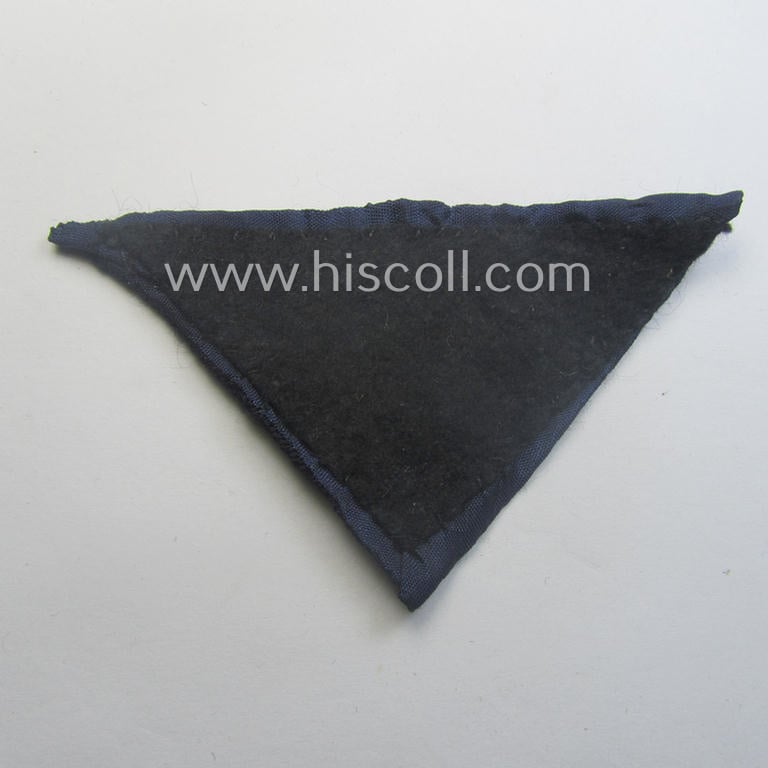 OT- (ie. 'Organisation Todt'-) related, 'flatwire'-woven, officers'-type arm-eagle (ie. 'Ärmeladler für Offiz.) as executed in silverish-coloured braid as was intended for usage on the officers'-pattern OT-tunics