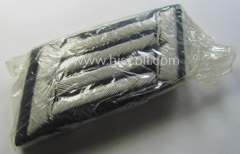 Pair of WH (Heeres) collar-tabs (ie. 'Kragenspiegel für Offiziere'): 'Offizier der Pionier-Truppen' that came packed in its 'Cellophan'-pouch as issued