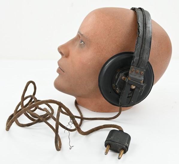 German WH Panzer Headphone 'Dfh.b'