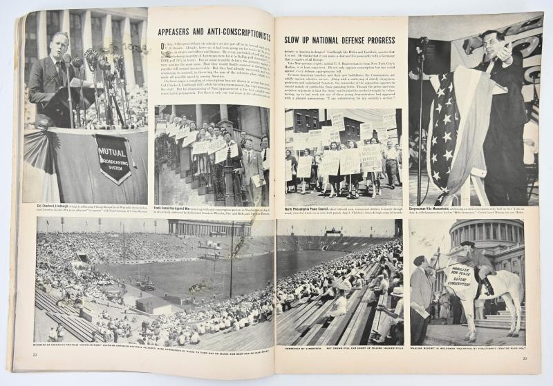 US WW2 Life Magazine August 1940