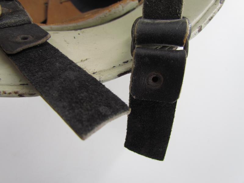 Original Steel Air Raid Gladiator Helmet Used by THW