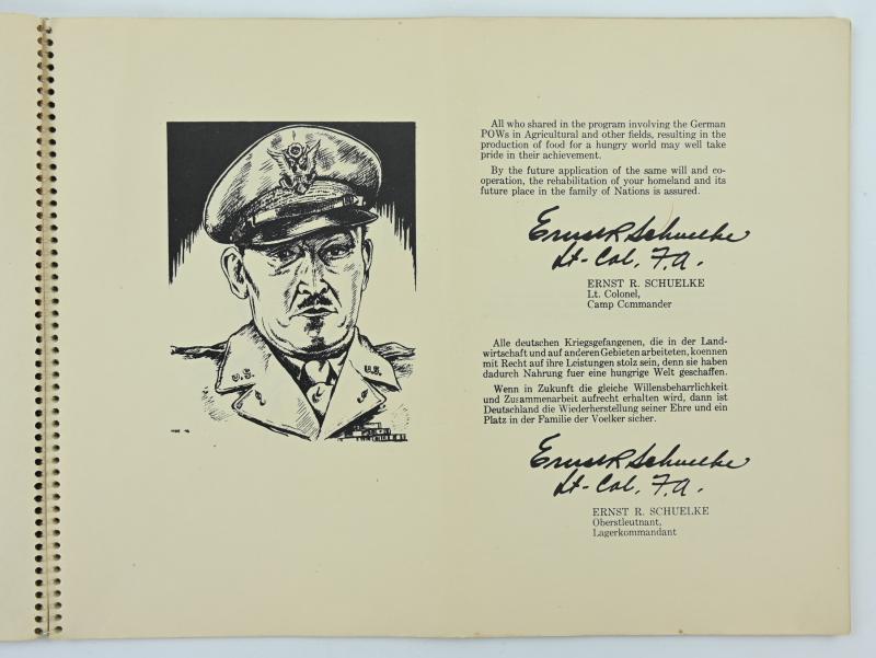 US WW2 POW Camp Book 'Ft. Sheridan'