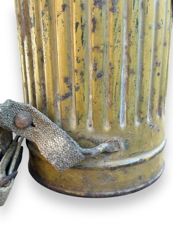 Olive Tropical Tan Gasmask Canister -named-