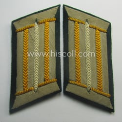 Superb pair of WH (Kriegsmarine) officers'-pattern collar-tabs (ie....