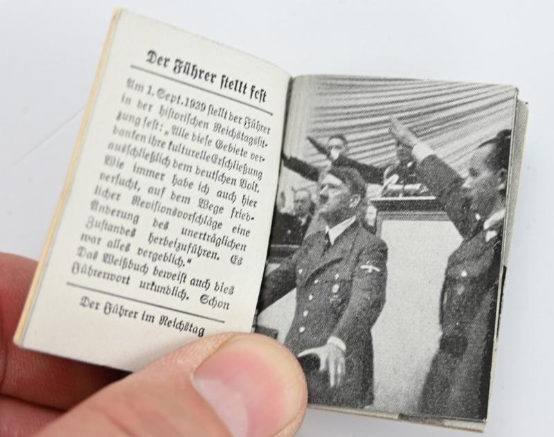 German WHW Pocket Booklet Adolf Hitler