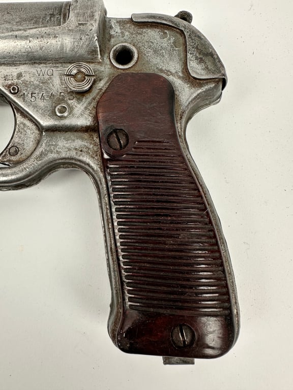 Original German WWII Flare Pistol LP42 (Leuchtpistole) By Waffenfabrik Hugo Schneider AG "wa"