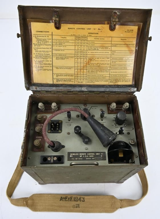 British WW2 Wireless Remote Control Unit F