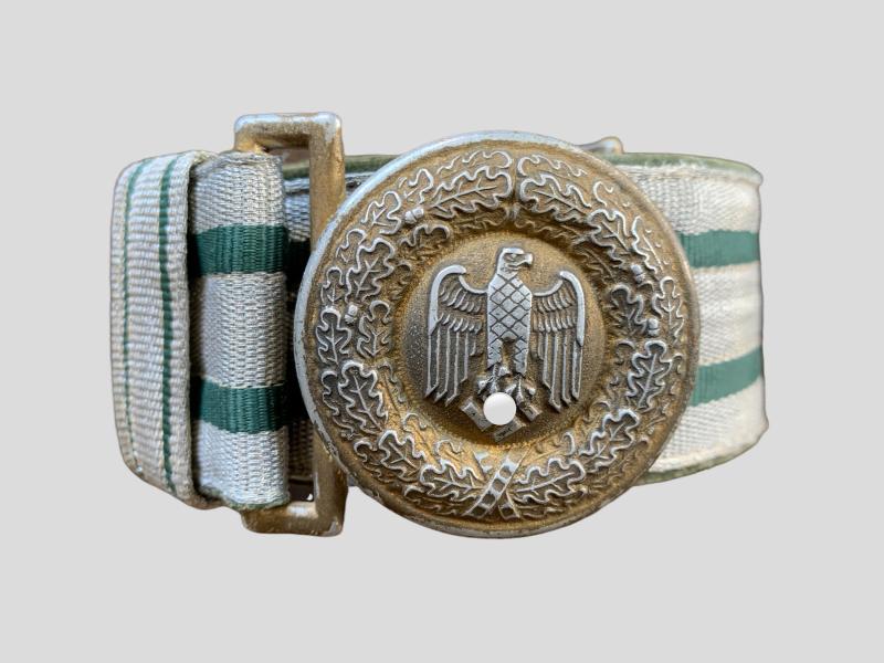 WH (HEER) Officers Brocade Belt and Buckle