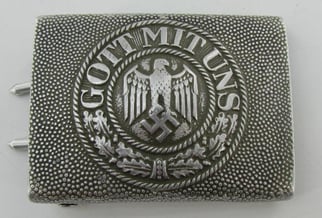 Wehrmacht (Heer) EM-NCO's Aluminum Belt Buckle ( RS&S...