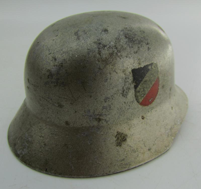 Wehrmacht (Heer) double decal miniature wedding helmet