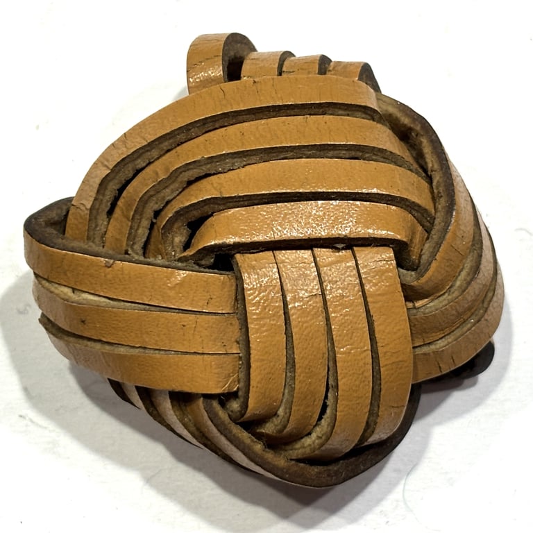 HJ/BDM Leather Scarf Knot