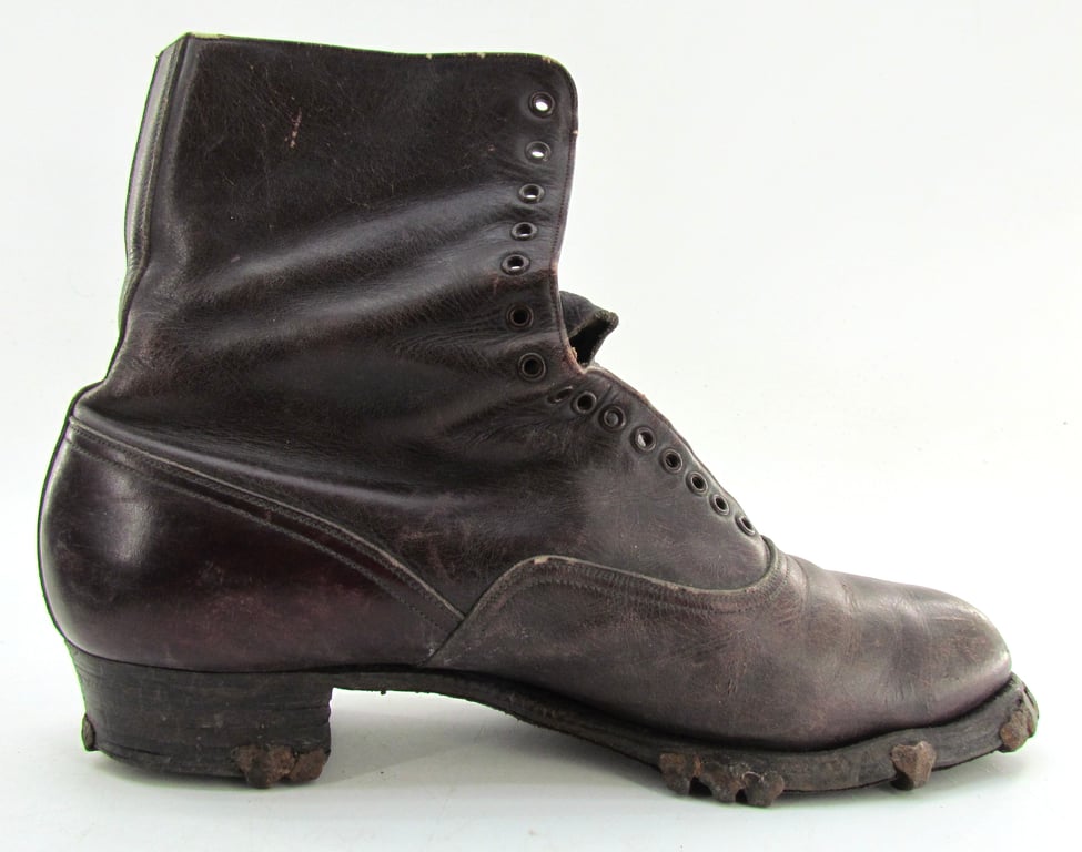 Pair of German Women's High Lace-Up Boots