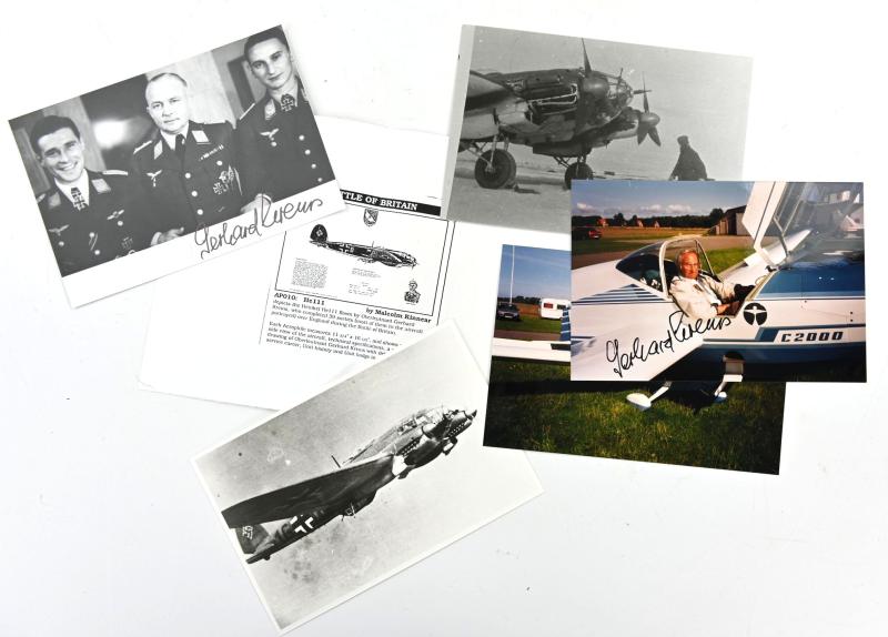Signature of Luftwaffe KC Recipient 'Gerhard Krems'