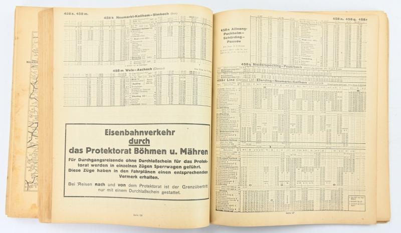 German Reichsbahn Railway Book 1944/45