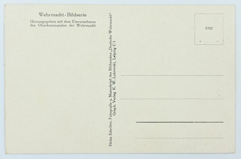 German WH Postcard 'Einsatz'