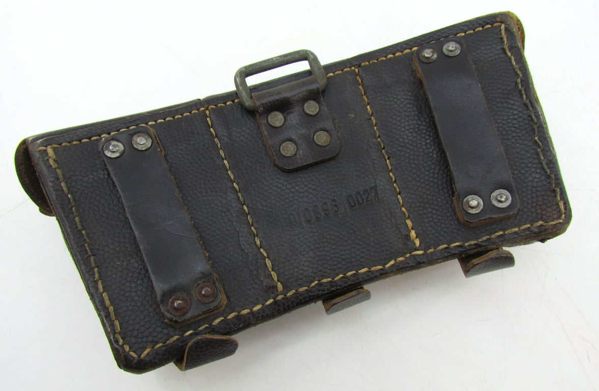 Matching Pair of K98 Ammunition Pouches - RB Numbered “0/0396/0027”